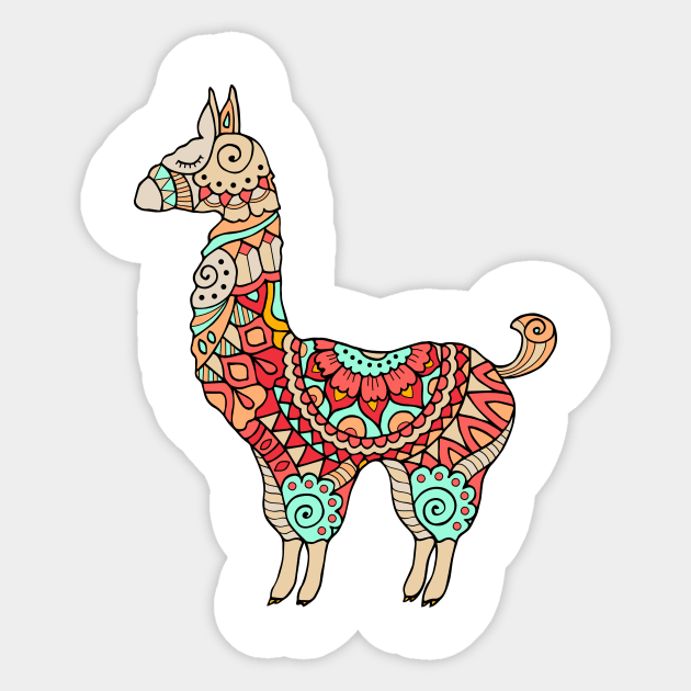 Lama Sticker by ComPix